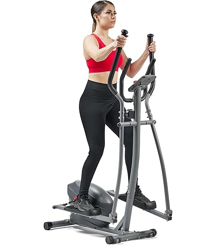 Sunny Health & Fitness Magnetic Elliptical Bike Elliptical Machine With Lcd Monitor And Heart Rate Monitoring