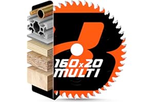 BAUBECK Parent Lame scie circulaire PRO+ (Multi Matériau, Ø160x20mm)