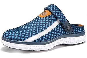 SISTTKE Clogs kapcie męskie damskie, buty ogrodowe, letnie chodaki ogrodowe, oddychające, antypoślizgowe sandały