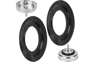 YOUR DAY MATE Joint de Rechange pour Panier, 2 pièces, Compatible avec IKEA LILLVIKEN 70311541, Ø 54,6 mm extérieur, 30,4 mm intérieur, en Silicone, en Noir, Joint d'étanchéité pour évier