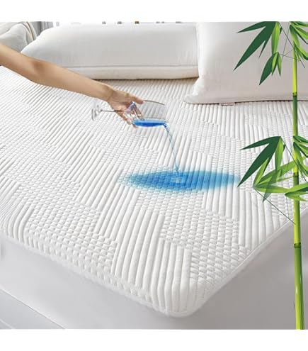 Coprimaterasso Trapuntato Effetto Nuvola Con Angoli Elasticizzati | Anallergico E Traspirante In Microfibra | Piazza E Mezza (130x200 Cm) | Bianco - 2