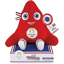 Peluche Phryge – Mascotte JO Paris 2024 – Doudou Officieux Mignon Et Doux