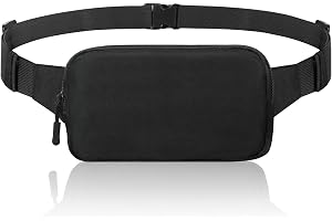 MoKo Fanny Packs for Women Men, Fashion Running Waist Packs, Crossbody Mini Bag Fanny Pack Belt Bag with Adjustable Strap for Running Outdoors Workout Travel Hiking Cycling