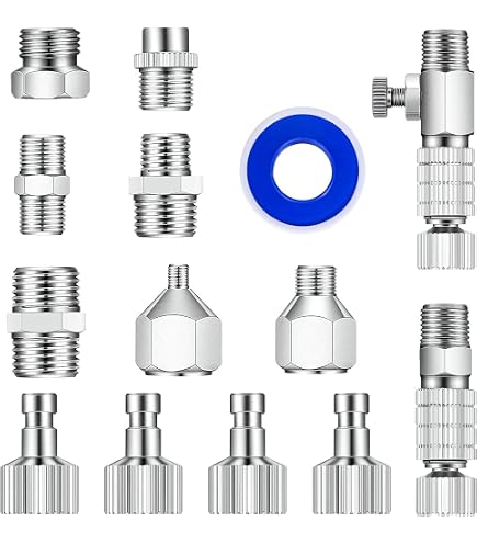 Régulateur De Pression Air + Filtre à Eau DollaTek AFR2000 - Pour Outils Pneumatiques, Aérographe - Précision 5µm, Plage 0-1.0MPa - Kit Complet