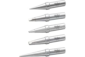 Weller T0053298393 Juego de 5 Puntas de Soldadura ET para la Estación de Soldadura WE1010