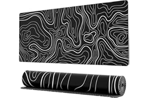 OVENBIRD Wymiary: rozwinięta: 80 x 30 x 0,3 cm. Kolor: czarna, mapa topograficzna. Materiał: tkanina i gumowy spód. Kształt: prostokątna. Ta długa podkładka pod mysz jest na tyle duża, że zmieścisz na niej