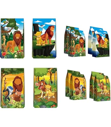 FOTAP Sac Fourre-tout Inspiré Du Roi Lion U2013 Cadeau Magic Kingdom U2013 Cadeau Pour Fan De Simba Et Timon, Lion 9 UK, 14.56INCHES
