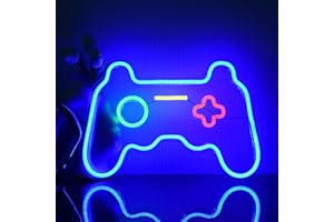 YUEYYNS Jeu Néon LED gaming neon USB alimenté jeu enseigne au néon décoration pour salle de jeu salle Bar fête décoration de noël cadeau enseigne au néon
