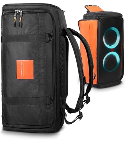Housse De Transport Pour JBL Partybox 520 – Sac Fourre-Tout Robustes, Poches Accessoires, Rembourrée