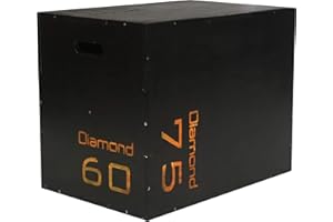 Diamond Professional Plyo Nera, Plyometric Box Unisex Adulto, Nero, Taglia Unica