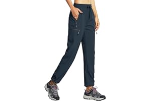 Libin Pantaloni Trekking Donna Estivi Montagna Pantalone da Cargo Leggeri ad Asciugatura Rapida Casual Escursionismo Abbigliamento con Tasche Cerniera