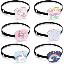 Amblyopie Augenpflaster Für Kinder – Einhorn-Design, Waschbar & Wiederverwendbar (für Brillen, Bei Schielen & Trägem Auge, 2 Stück)