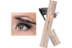 Subsky Mascara Effetto Ciglia Finte 3d Fibra Ciglia, Fibre Naturali Nere, Trucco Duraturo, Per Ultra-intense e Volume Massimo - Volumizzante Allungante Lashes Magnetiche Curve Densificate