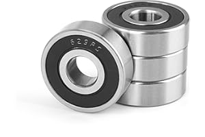 JESUSTREE 4 Piezas 629-2RS Rodamientos de Bolas 9x26x8mm, Acero al Cromo y Prelubricados, Rodamientos Rígidos de Goma Miniaturas con doble blindaje, para Monopatines, Patines de Rueda, patines en línea