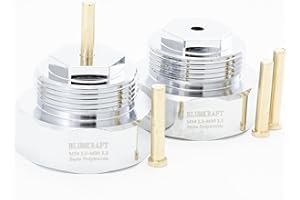 BLUMKRAFT Lot DE 2 Adaptateurs radiateur M34 x1.5 Femelle Type POLYTRONIC (Prototype) vers tête thermostatique M30x1.5 mâle