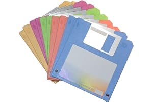 Kinetxiaxia Floppy Disk - 3.5" 1.44Mbps Floppy Disks for Data Storage (10-Pack) (Discontinued by Manufacturer)