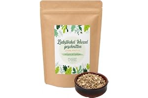 IGART FOOD & WOOD Libbsticka Rot Skuren Torkad Levisticum Officinale Traditionell Polsk Krydda för Soppor och Såser Återförslutningsbar Påse (500g)