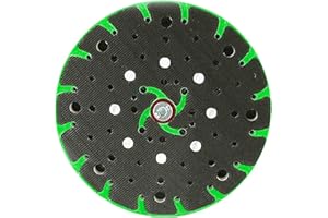 NIYATA Plateau de ponçage 150 mm pour Festool - Pour aspirateur de poussière - 150 mm - Avec plaque de support Velcro - Pour Festool Rotex 150, Festool Rotex RO, ETS 150, ETS EC 150, LEX 150, WTS 150/7 -