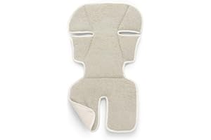 Italbaby 050.0030-07 copriseduta in spugna double face tortora, universale per passeggino, seggiolone e per seggiolino auto.