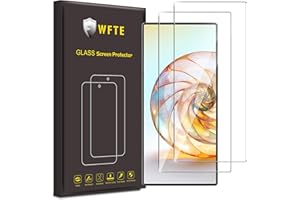 WFTE 2-pak ochraniacz ekranu do Nubia Z60 Ultra, odporny na zarysowania, wysoka przejrzystość, odciski palców, bez pęcherzyków powietrza, pyłoszczelny ochraniacz ekranu ze szkła hartowanego premium do