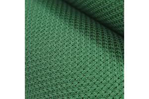 KCS 19" x 28" 14CT Counted Cotton Aida Cloth Cross Stitch Fabric (Pistachio Green vy dk)