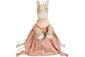 Sterntaler Schmusetuch M Pferd Sunny - Kuscheltuch aus Weichen Stoffen für Baby und Kinder - Schnuffeltuch zum Greifen und Entdecken - Kuscheltier für zu Hause & Unterwegs, Aprikose