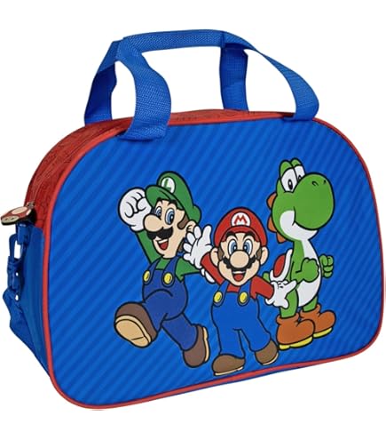 Borsa Termica Porta Pranzo Super Mario 15x23x15cm, Per Bambini