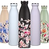 B2DO Borraccia Termica 750ml Ciliegia nera | Bottiglia d'Acqua Acciaio Inox Thermos | Bottiglia per Acqua Isolamento Sottovuo