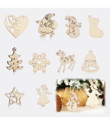 COHEALI Lot De 80 Pendentifs Pour Sapin De Noël à Suspendre