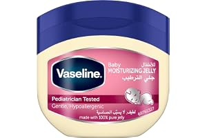 VASELINE Moisturizing Petroleum Jelly, to sooth and protect baby skin, Baby, hypoallergenic and gentle on skin, 250ml