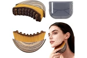 Lengaijin New Lymphatic Contour Face Brush, Contour Face Brush Lymphatic Drainage Massager for Face, Designed for The Face Gentle Enough for Daily Use