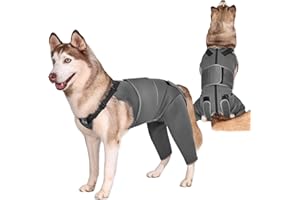 OneTigris Body para Perros Después de la Cirugía, para Perros Después de la Castración, con Correas Ajustables, Suave Protección contra Fugas para Perro Pequeños o Medianos y Grandes, M