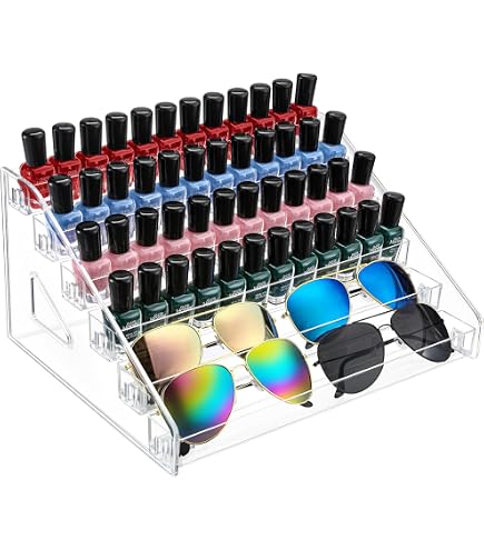 Acryl-Nagellack-Organizer – Mehrstöckiger Ständer Für Nagellack, Lippenstifte & Kosmetik. Übersichtlich & Stylisch!