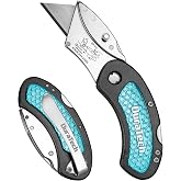 DURATECH Folding Pocket Knife 85 mm with SK5 Blade | Black Titanium Coated Folding Knife for Camping, Hiking, Adventure and T