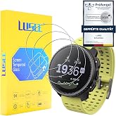 LUSEE Screen Protector for Suunto Vertical Tempered Glass, 3 Pieces Screen Protector [9H Hardness] [High Definition] [Scratch