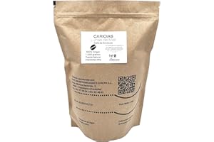 CAFE SIN INTERMEDIARIOS - Caricias Café Honduras En Grano sin moler - Tostado Semanal - Envasado al envío - Intensidad de sabor alta - Ideal para Café con Leche Vegetal