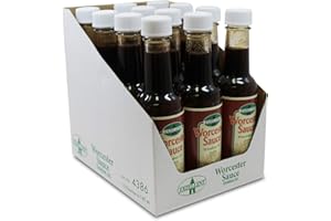ACCPO 12er Pack Exzellent Worcester Sauce Dresdner Art (12 x 140 ml), Worcestersauce, Würzsoße, Gewürzsoße