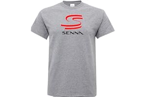 veedub clothing Ayrton Senna T-Shirt Novelty Racing Design