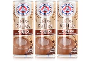 Bärenmarke Eiskaffee 0,25 Liter Dose - 1,8% Fett im Milchanteil - 100% Arabica - inkl. 0,25€ Pfand (3er Pack)