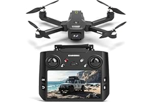 ‎SUANGRC GPS Drohne Mit 4K Kamera, 4,5" FPV Bildschirm, 5GHz Übertragung, Bürstenloser Motor, Automatische Rückkehr, Folgemodus & SD-Karte. Gestensteuerung, Optischer Fluss Für Erwachsene/Einsteiger