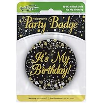 Fascia Di Compleanno In Raso It's My Birthday – Argento Iridescente Con Glitter Azzurri Per Donna - 4