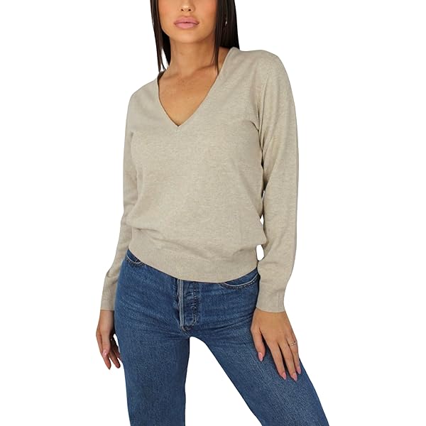 DALLE PIANE CASHMERE - V-hals 100% kasjmier, Made in Italy - dames, Groen, S