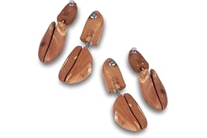 MTS care Max No. 2 Cedar Hormas para zapatos de madera de cedro para hombres Set 2 pares