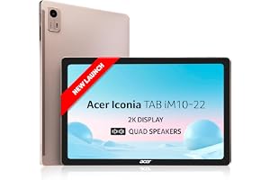 Acer Iconia Tab10 | 10.36" | 2K IPS Display, 480 Nit | Quad Speakers | 6GB + 128GB (Expandable) | Wi-Fi + (Calling)