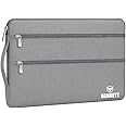 KBBRD Bennett Nylon Drax Laptops, Tablets Laptop Bag Sleeve Case Cover Pouch for 14 Inches Laptop Apple/Dell/Lenovo/Asus/Hp/Samsung/Mi/MacBook/Ultrabook/Thinkpad/Ideapad/Surfacepro Grey (Drax Sleeve)