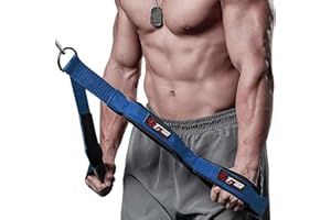 TAVIEW Accesorio de Cable de Cuerda de tríceps (Dos Longitudes integradas en uno) Mayor Rango de Movimiento, Correas de extensión de Cuerda de tríceps, Accesorios Cruzados