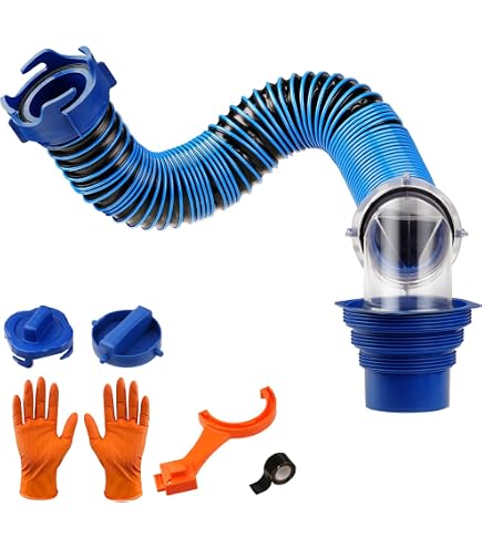 thumbnail image 2 of Orangutize RV Hookups Tamer – 3-in-1 Sewer Hose Support + Water & Power Cord Organizer 2 of 5