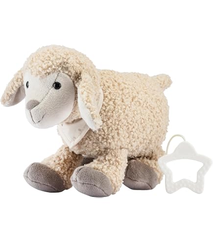 Sterntaler Boîte à Musique M en Forme de Mouton Flocon – Boîte à Musique pour bébé en Tissu Doux – Doudou Lavable grâce à la boîte à Musique Amovible – Aide à Sterntaler Boîte à Musique M en Forme de Mouton Flocon – Boîte à Musique pour bébé en Tissu Doux – Doudou Lavable grâce à la boîte à Musique Amovible – Aide à