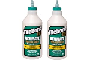 TiteBond III Ultimate Wood Glue for Indoor and Outdoor, Maximum Strength, High Handling, Waterproof, 2 x 946 ml