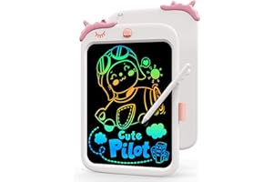 kokodi Einhorn Spielzeug für 3 4 5 6 7 Jahre Mädchen alte Jungen Kinder, 10 Zoll Schreibtafel Zaubertafel Maltafel Kleinkinderspielzeug Lernspielzeug Geschenk für Geburtstag Weihnachten,Weiß